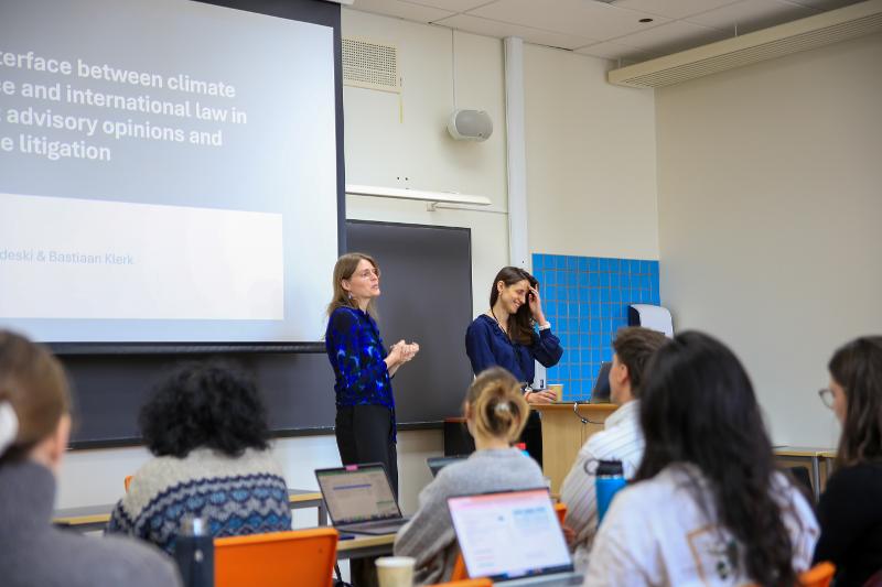 Dr Nata&scaron;a Nedeski is holding a presentation